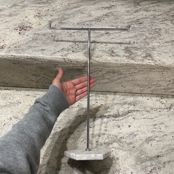 Marble Jewelry Stand Necklace Hanger